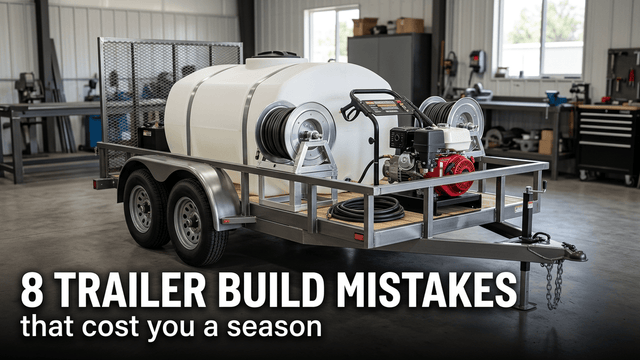 8 Pressure Washing Trailer Build Mistakes That Cost You a Season - Expert Power Wash