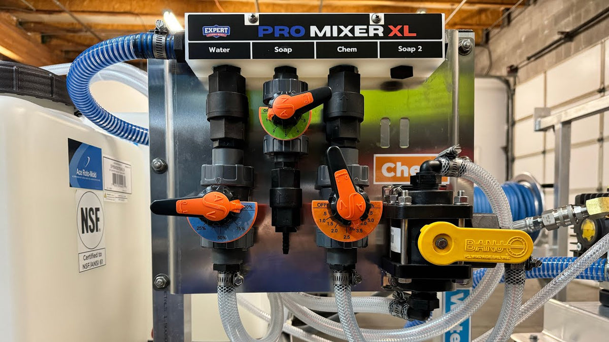 How a Soft Wash Mixing System Actually Works - Expert Power Wash