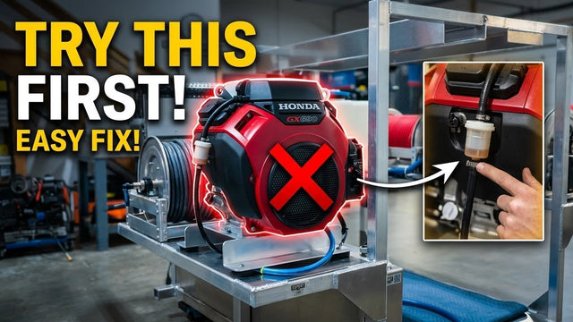 Pressure Washer Starts Then Dies? Check the Fuel Tank Vent First - Expert Power Wash