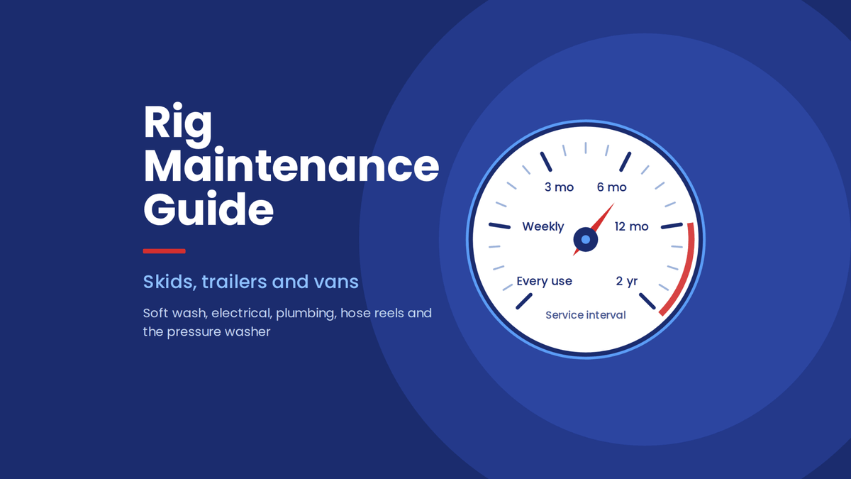 Pressure Washing Rig Maintenance Guide: Skids, Trailers, and Vans - Expert Power Wash