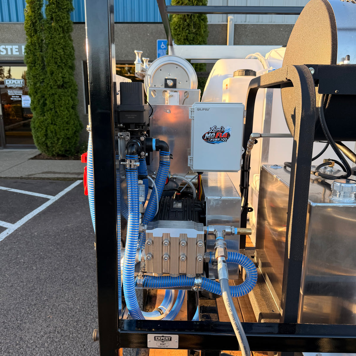 Custom 7x14 Super Duty Pressure Washing Trailer — Hot Water + Triple Soft Wash System