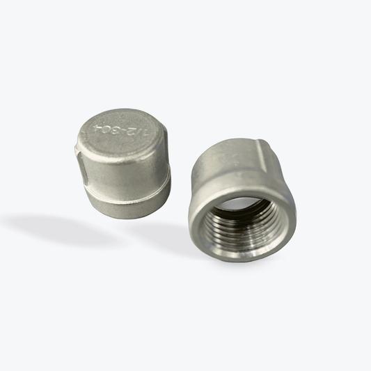 1/2″ 304 Stainless Steel Female Pipe Thread Cap - Pressure Washing Skids
