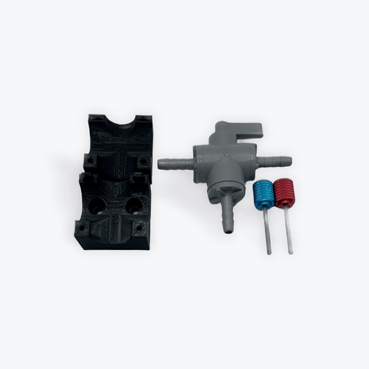 1/4" 3 - Way Valve for Downstream Rinse w/ Mounting Bracket - Expert Power Wash