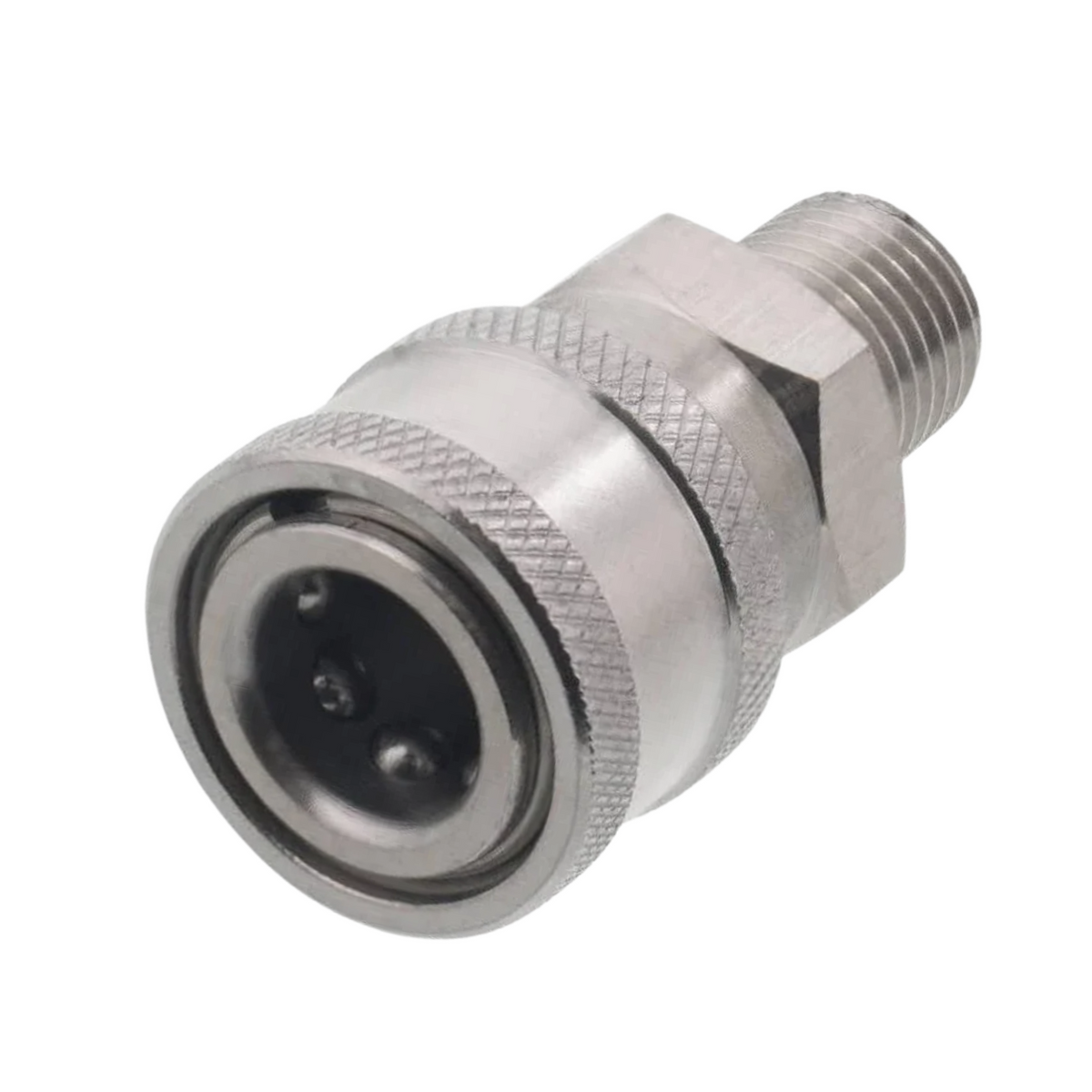 3/8" MPT Stainless Steel Coupler