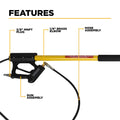 24' Telescoping Pressure Washer Wand Extended Reach - Expert Power Wash