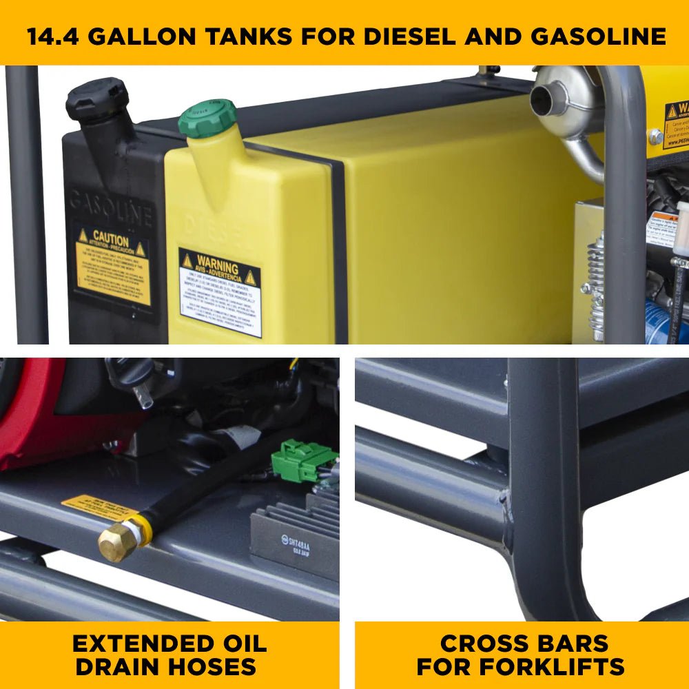 3,500 PSI - 8.5 GPM Hot Water Pressure Washer Honda GX690 Engine and AR Triplex Pump - Expert Power Wash