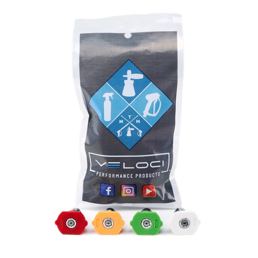 4 - Pack Stainless Steel Quick Connect Pressure Washer Nozzles - Expert Power Wash
