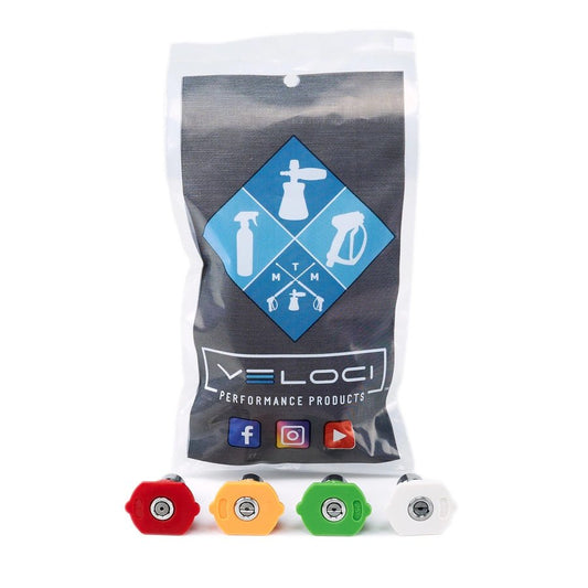 4 - Pack Stainless Steel Quick Connect Pressure Washer Nozzles - Expert Power Wash