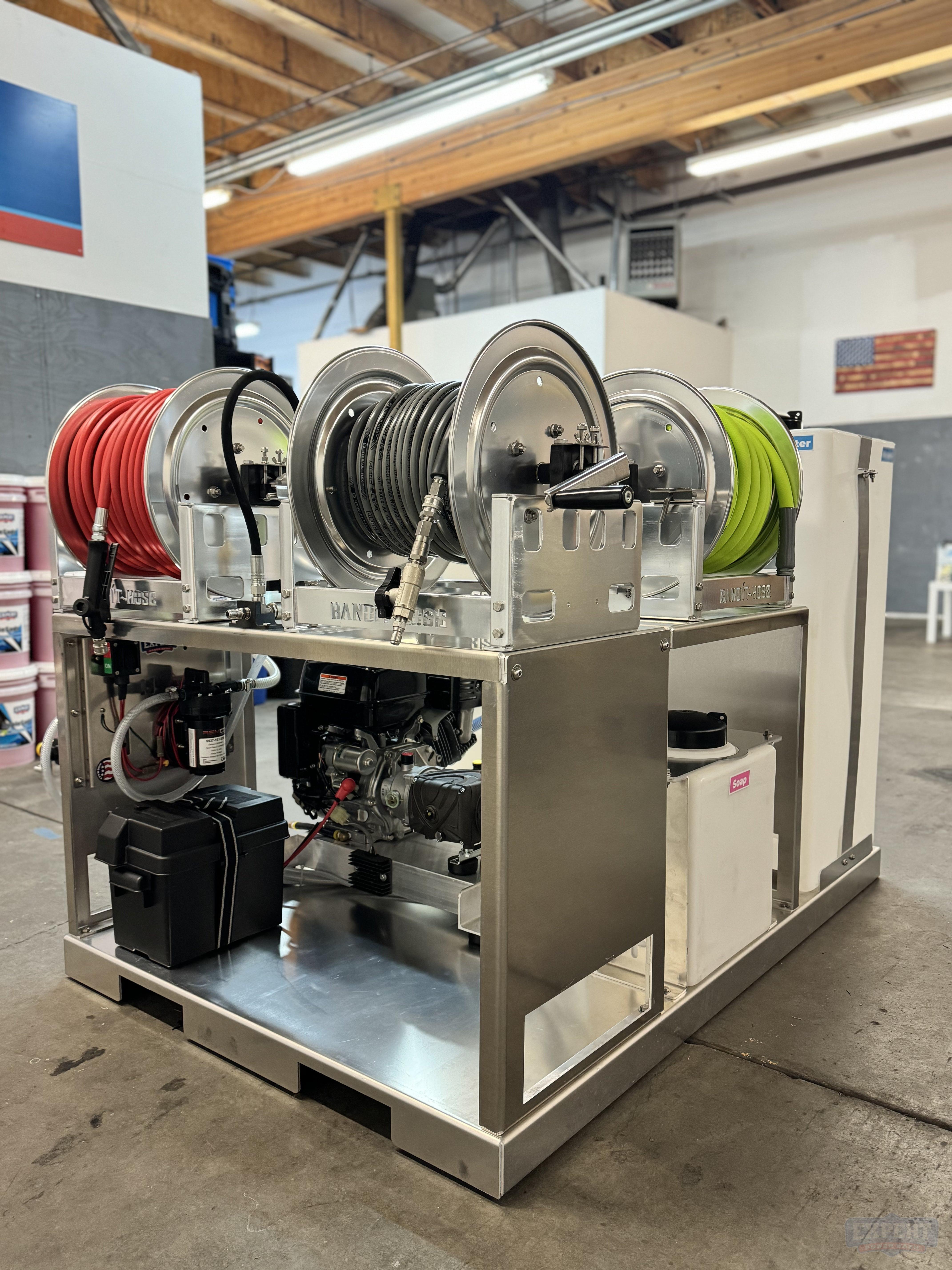 Ultimate Mini Pressure Washing and Soft Wash Truck Skid