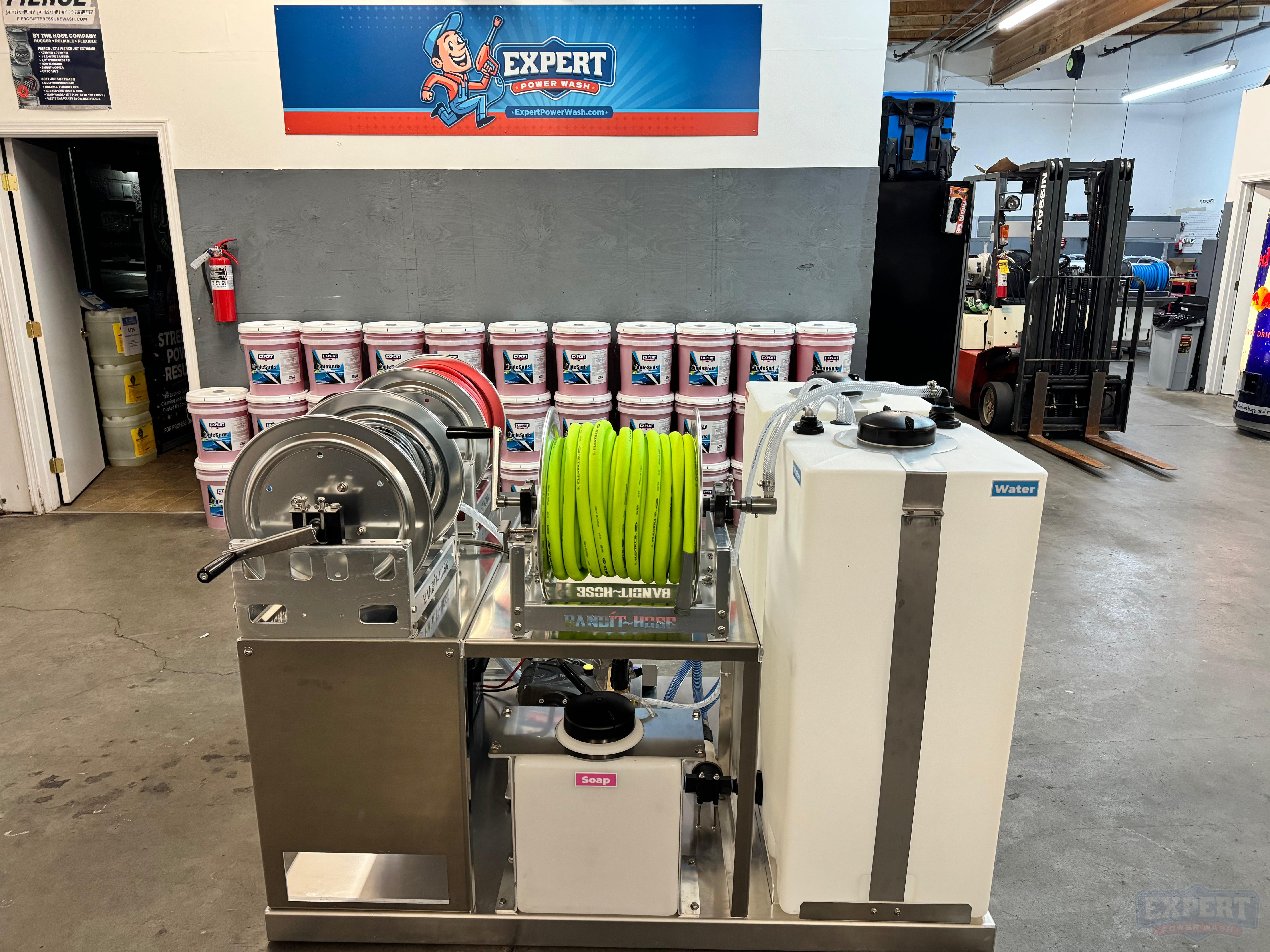 Ultimate Mini Pressure Washing and Soft Wash Truck Skid