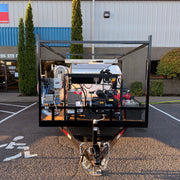 Custom 7x14 Super Duty Pressure Washing Trailer — Hot Water + Triple Soft Wash System