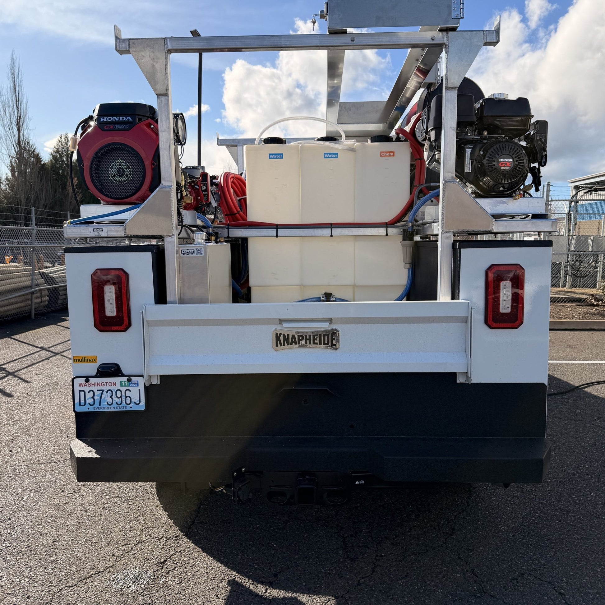 8ft Service Body Pressure Washing Skid - Expert Power Wash
