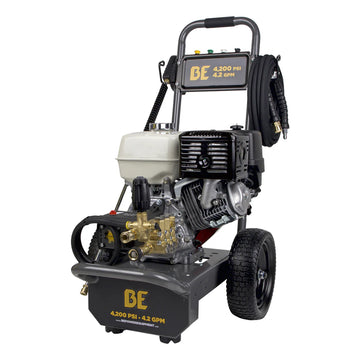 4,200 PSI 4.2 GPM Cold Water Gas Pressure Washer with Honda GX390 Engine and CP Triplex Pump -