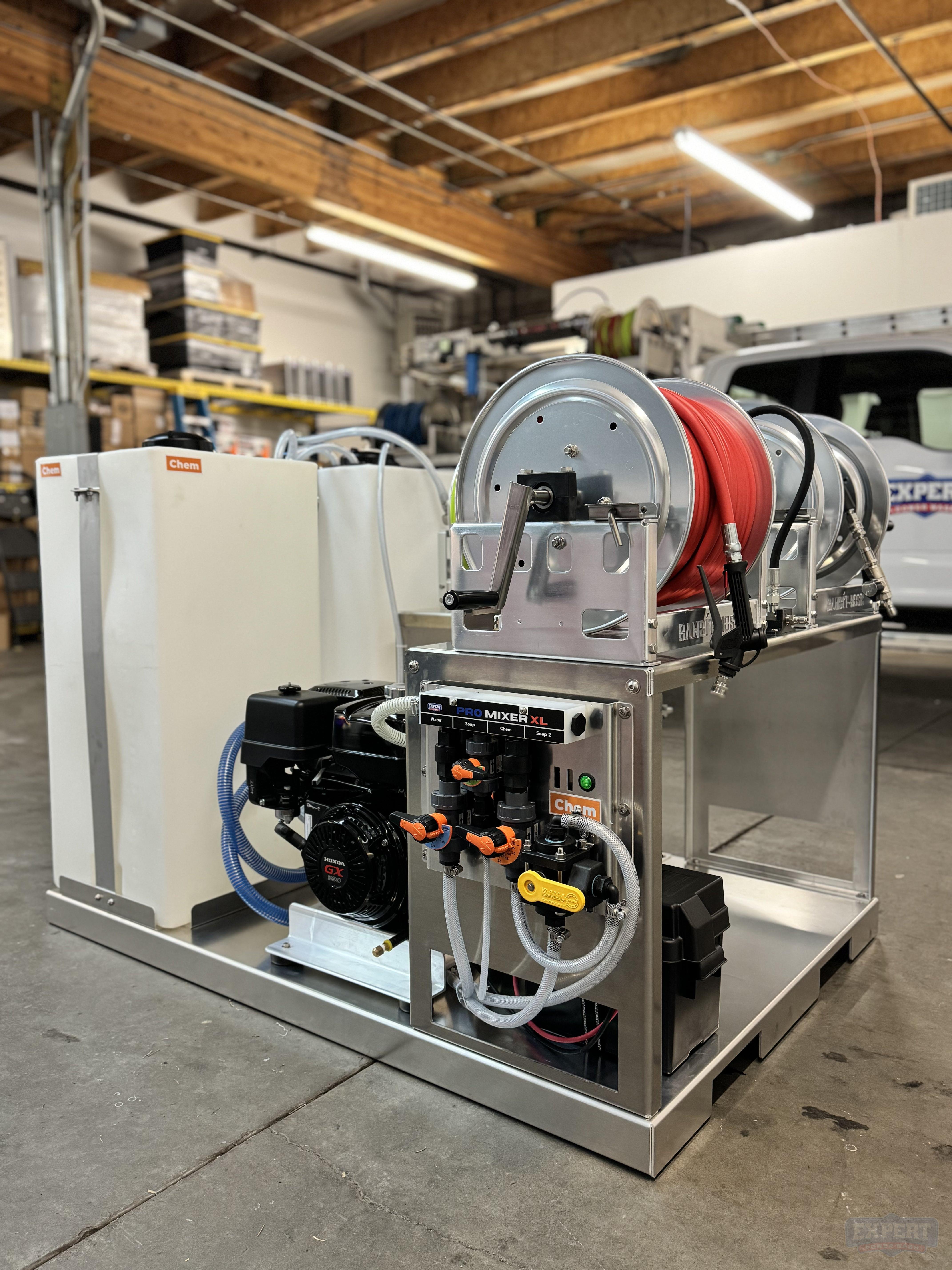 Ultimate Mini Pressure Washing and Soft Wash Truck Skid