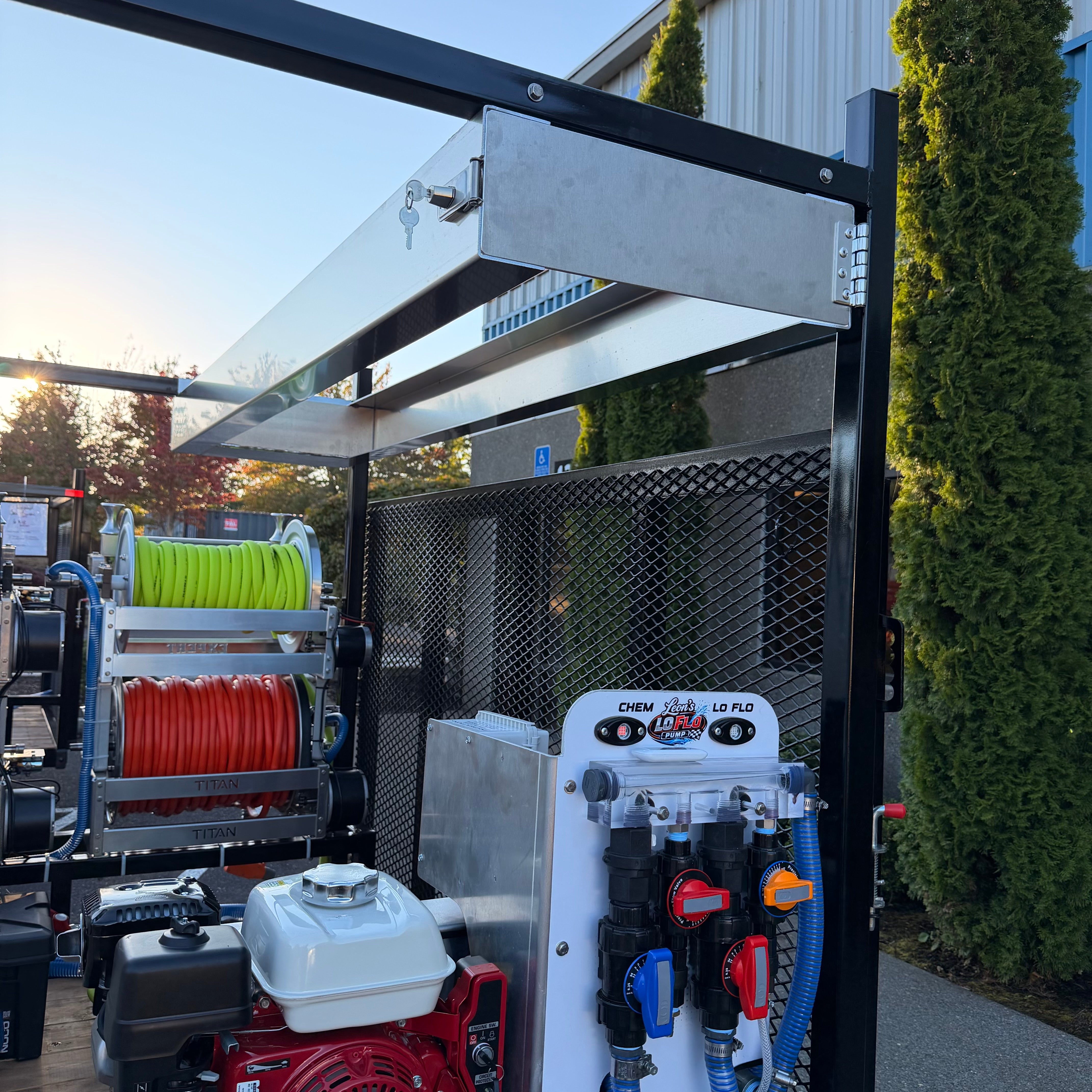 Custom 7x14 Super Duty Pressure Washing Trailer — Hot Water + Triple Soft Wash System