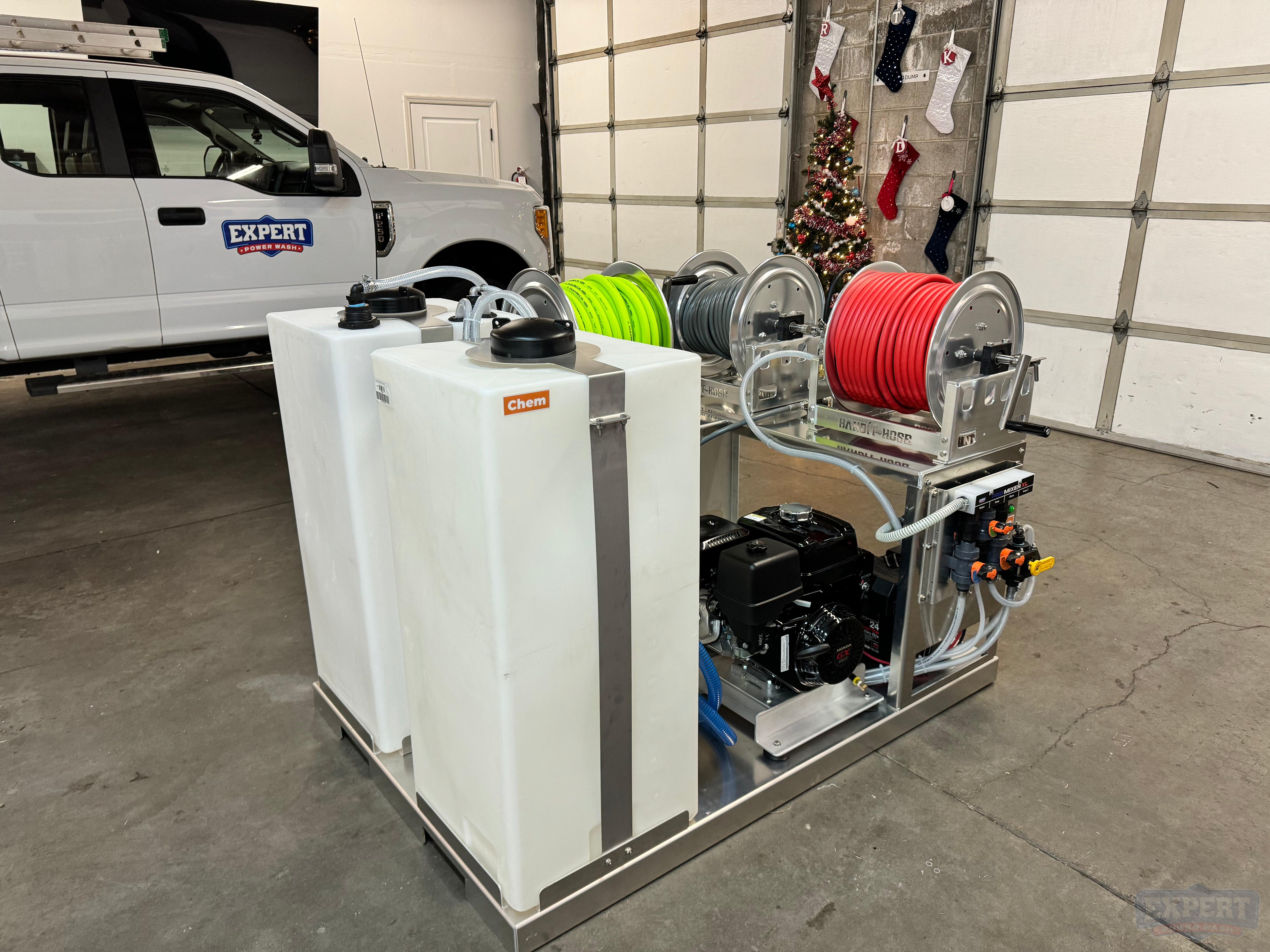 Ultimate Mini Pressure Washing and Soft Wash Truck Skid