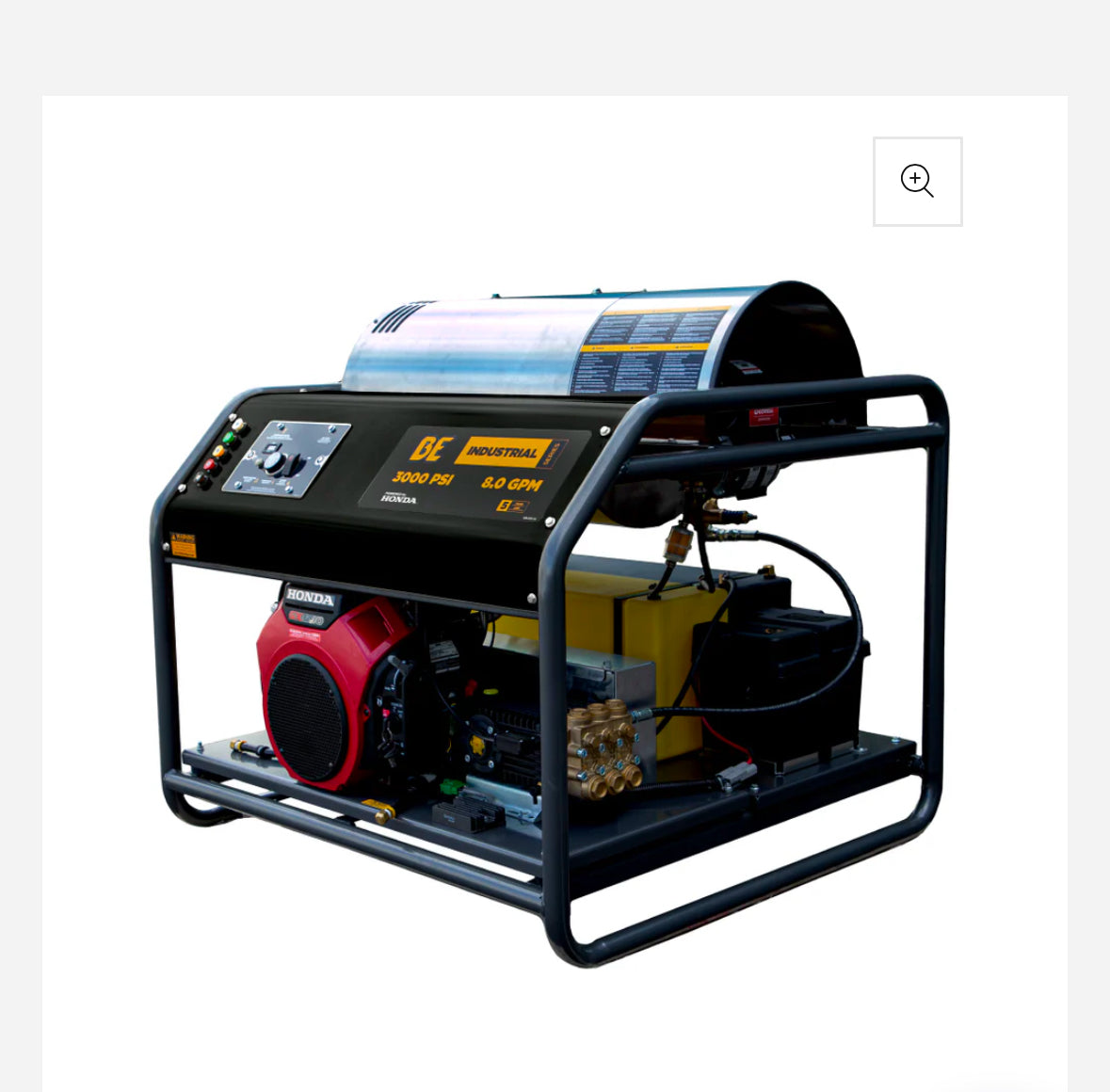 BE Honda GX690 8GPM Hot Water Pressure Washer