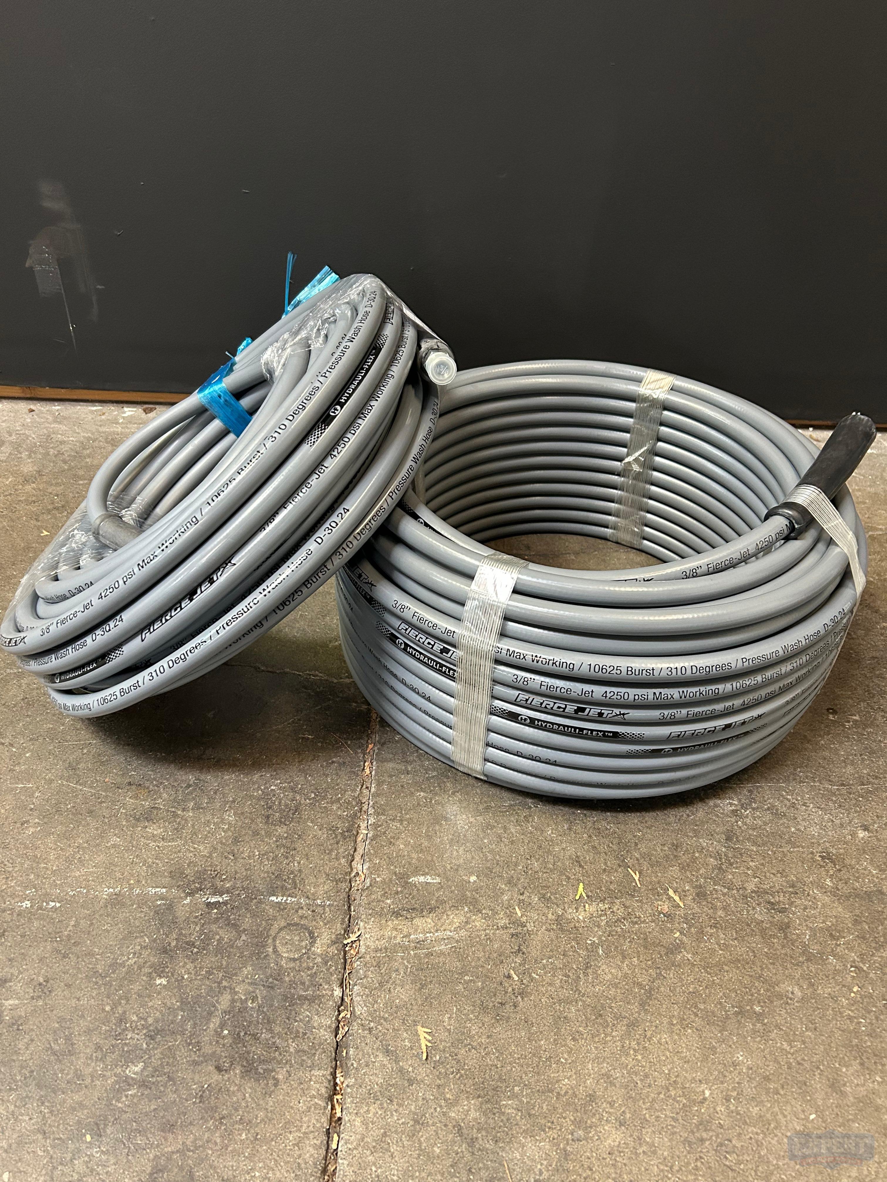FIERCE JET Pressure Washer Hose - 1 Wire 3/8"