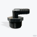Banjo Polypropylene 90° Elbow, MPT X HB, 1/4