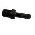 Banjo Polypropylene Hose Barb, MPT X HB, 1/4