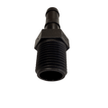 Banjo Polypropylene Hose Barb, MPT X HB, 1/4