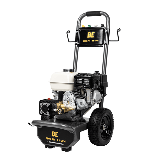 BE Power Equipment Honda GX200 2.5GPM Pressure Washer Cart 3800 PSI - Expert Power Wash