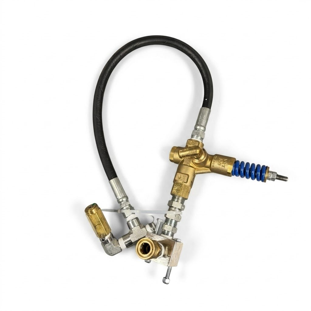 Blue Spring Block Mounted Unloader Kit w/ Thermal Relief Valve - Expert Power Wash