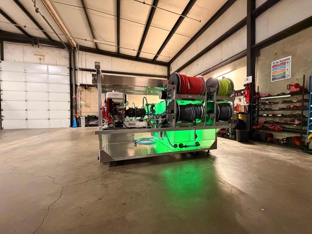 Cameron’s Custom Double Trouble 8ft Pressure Washing Skid - Expert Power Wash
