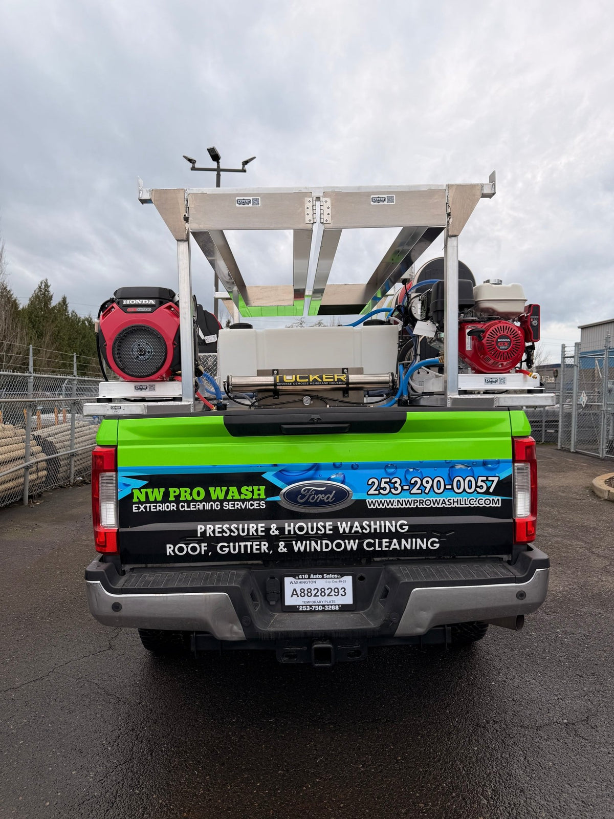 Cameron’s Custom Double Trouble 8ft Pressure Washing Skid - Expert Power Wash
