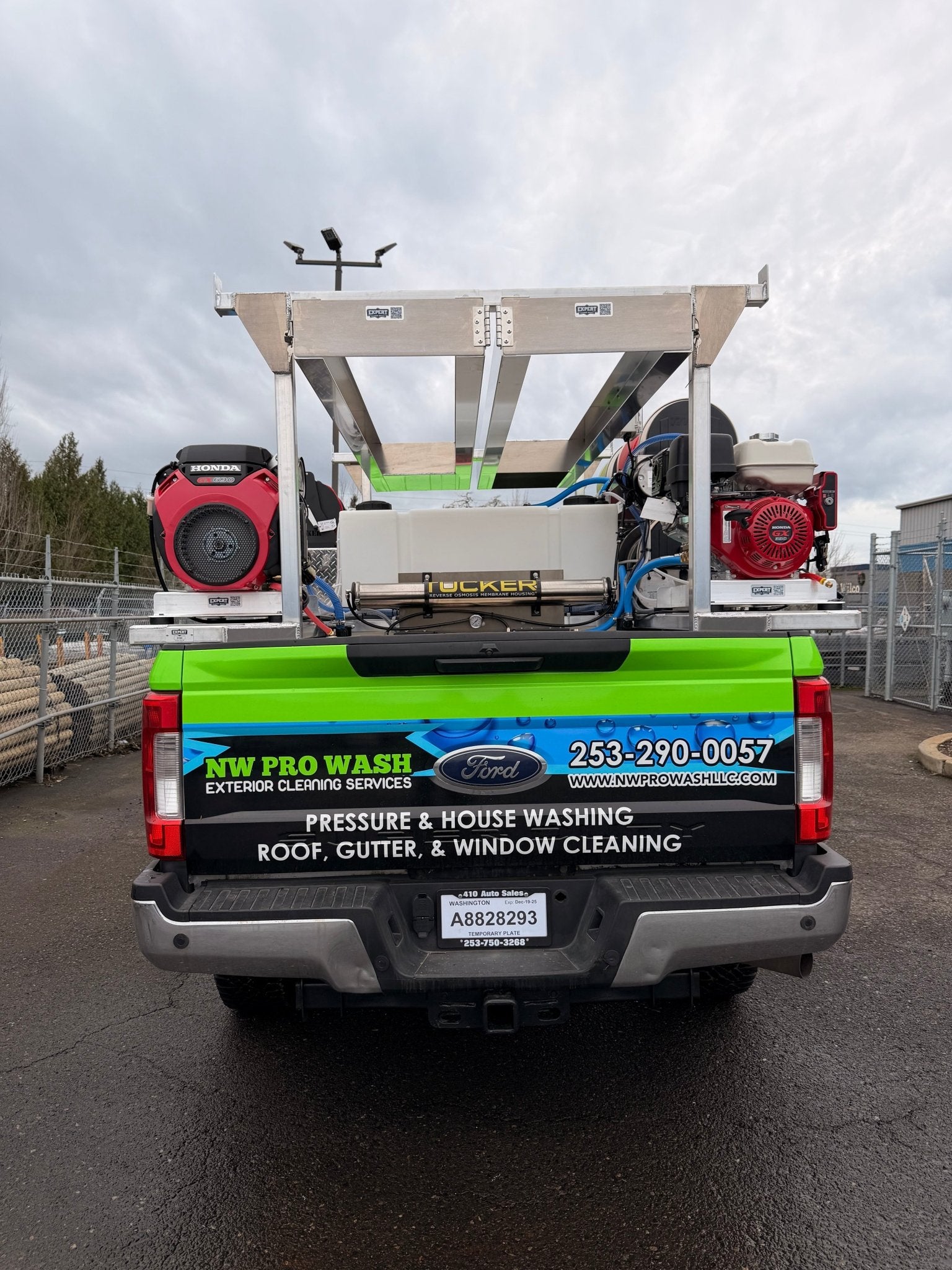 Cameron’s Custom Double Trouble 8ft Pressure Washing Skid - Expert Power Wash