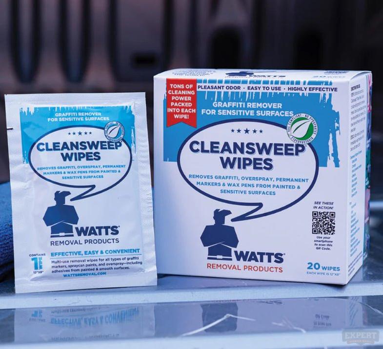 Cleansweep Graffiti Cleaner Wipes - Expert Power Wash