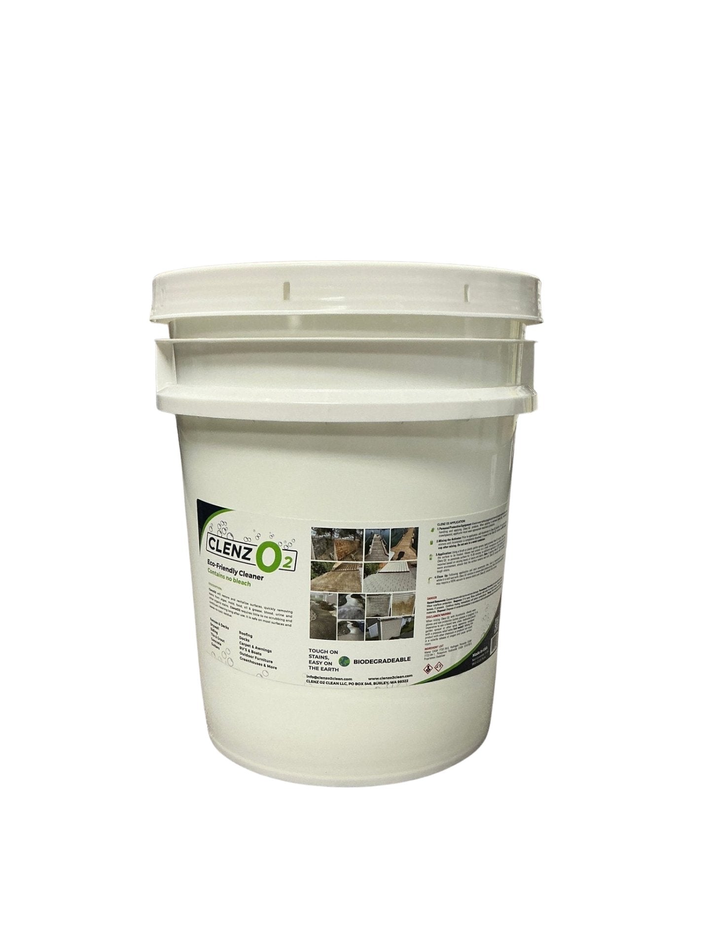 Clenz O2 Cleaner - 5 Gallon Bucket - Expert Power Wash