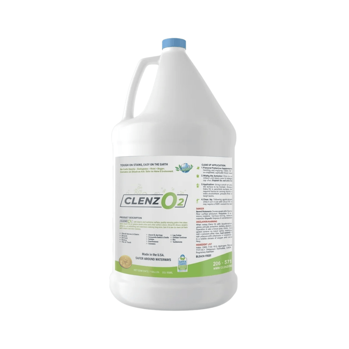 ClenzO2 Wood Cleaner and Bleach Alternative - Expert Power Wash