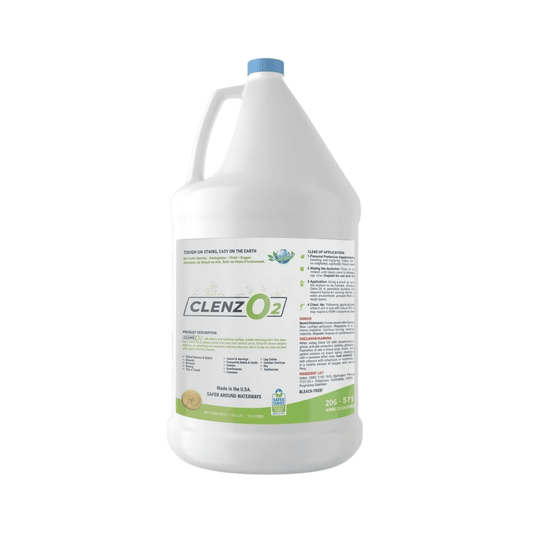 ClenzO2 Wood Cleaner and Bleach Alternative - Expert Power Wash