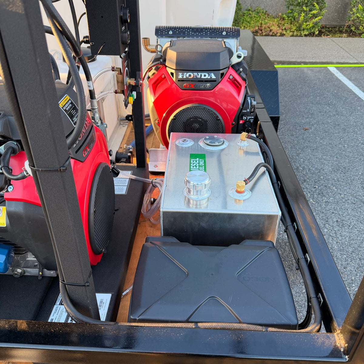 Custom 7x14 Super Duty Pressure Washing Trailer — Hot Water + Triple Soft Wash System - Expert Power Wash