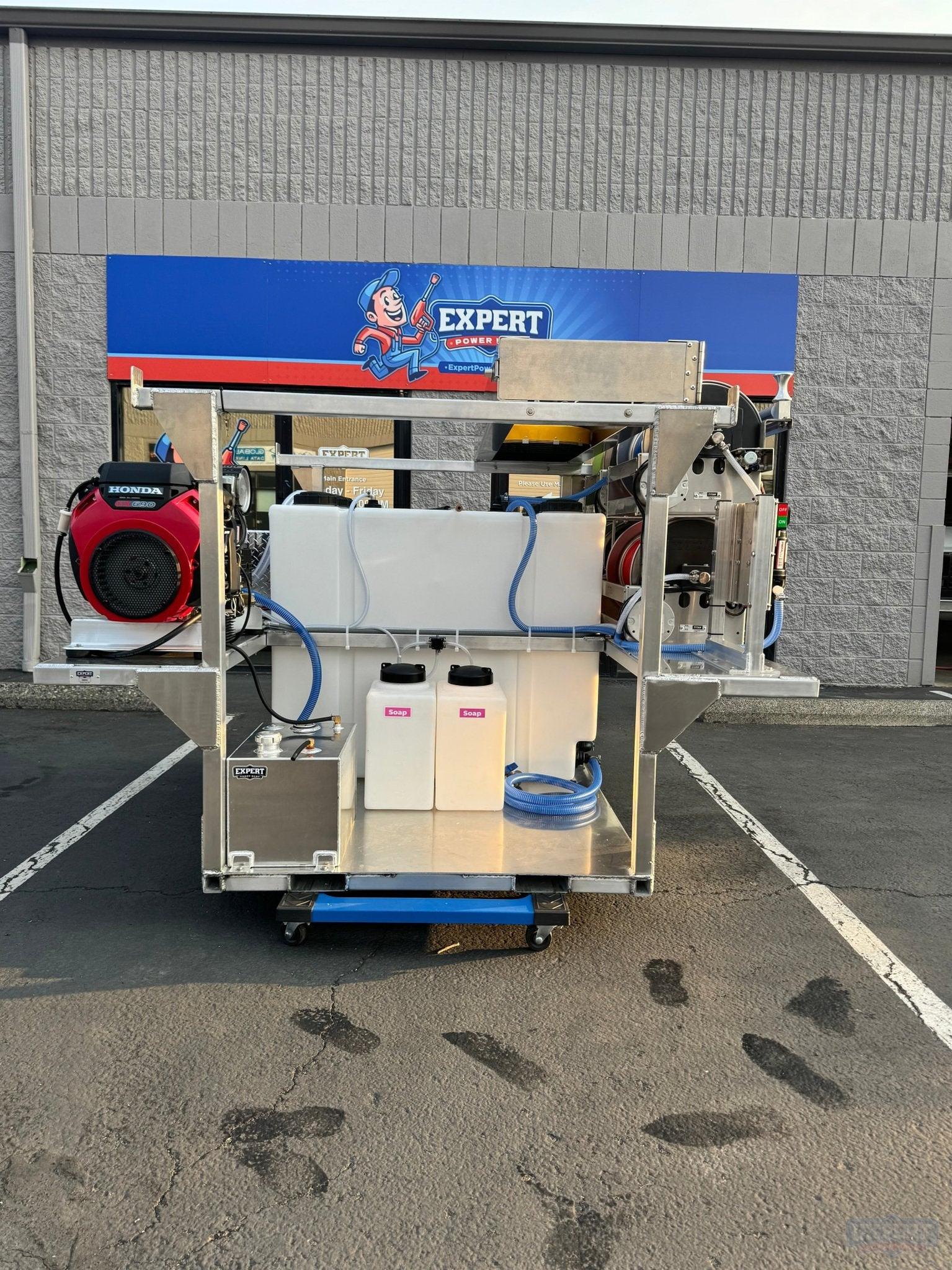 Double Stacked 6.5ft Pressure Washing Truck Skid - Niel’s Skid - Pressure Washing Skids