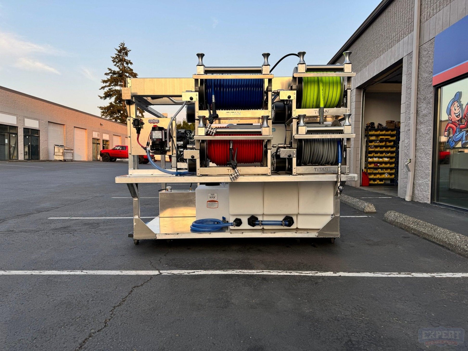 Double Stacked 6.5ft Pressure Washing Truck Skid - Niel’s Skid - Pressure Washing Skids
