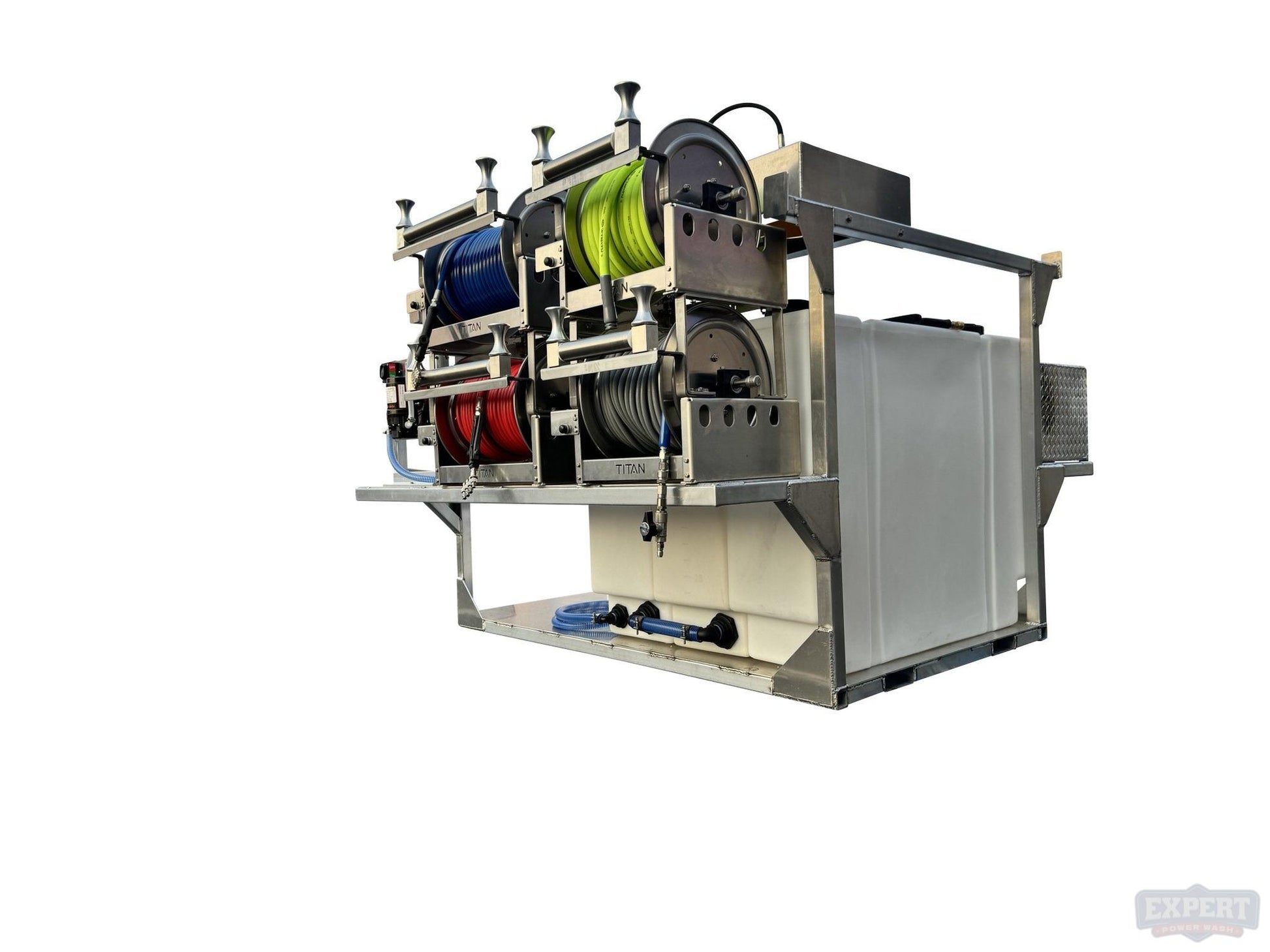 Double Stacked 6.5ft Pressure Washing Truck Skid - Niel’s Skid - Pressure Washing Skids