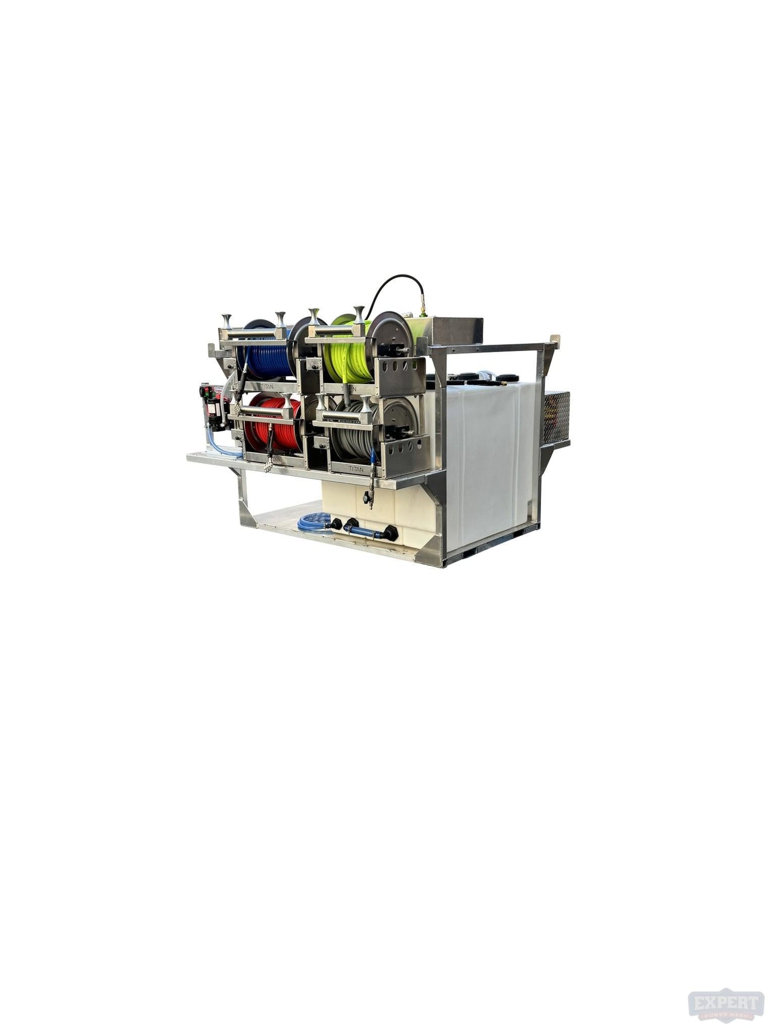 Double Stacked 6.5ft Pressure Washing Truck Skid - Niel’s Skid - Pressure Washing Skids