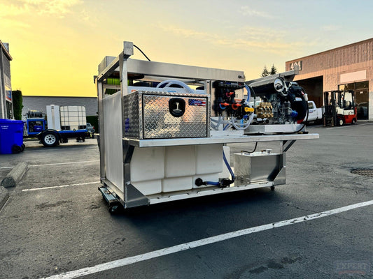 Double Stacked 6.5ft Pressure Washing Truck Skid - Niel’s Skid - Pressure Washing Skids