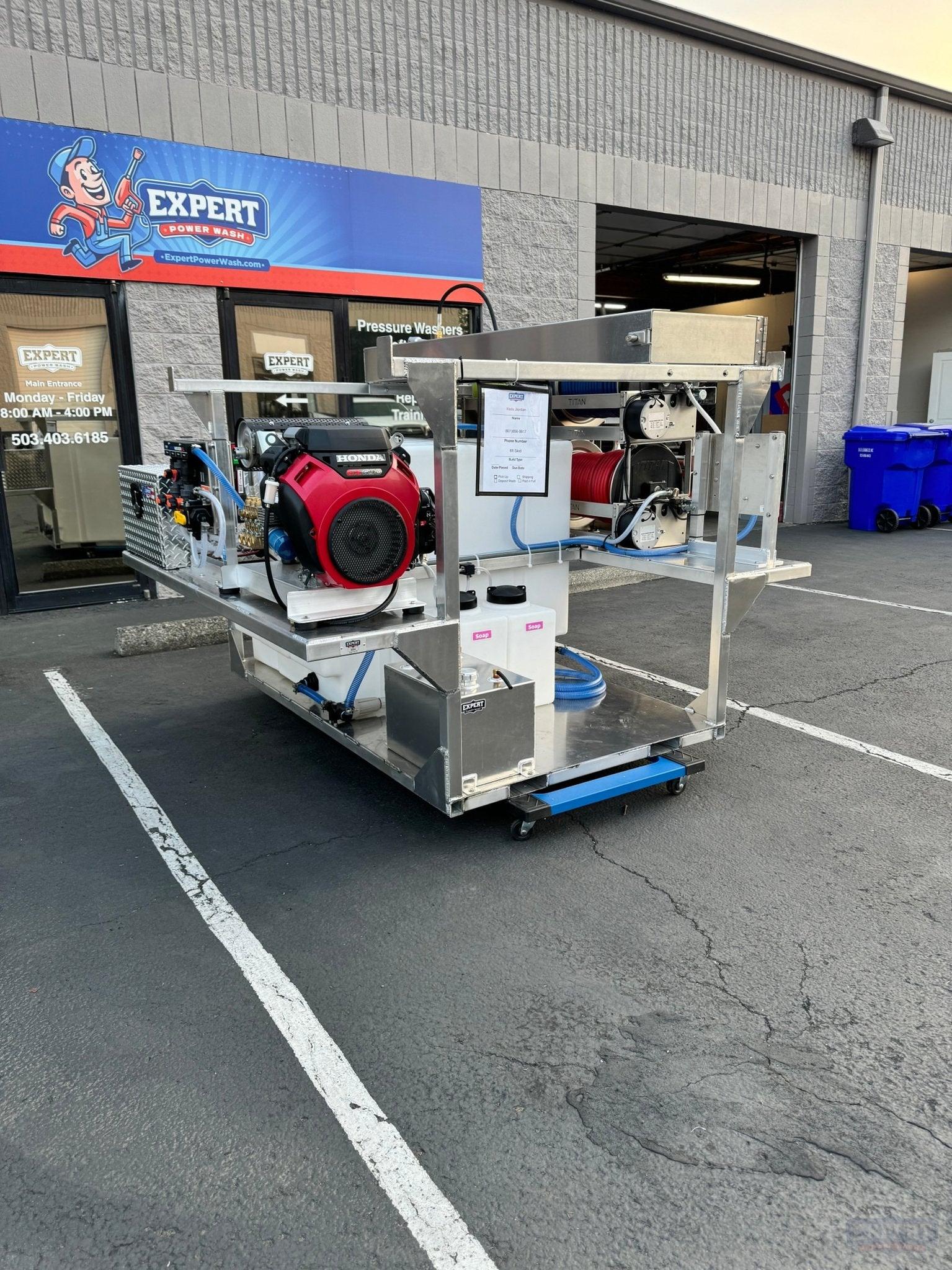 Double Stacked 6.5ft Pressure Washing Truck Skid - Niel’s Skid - Pressure Washing Skids