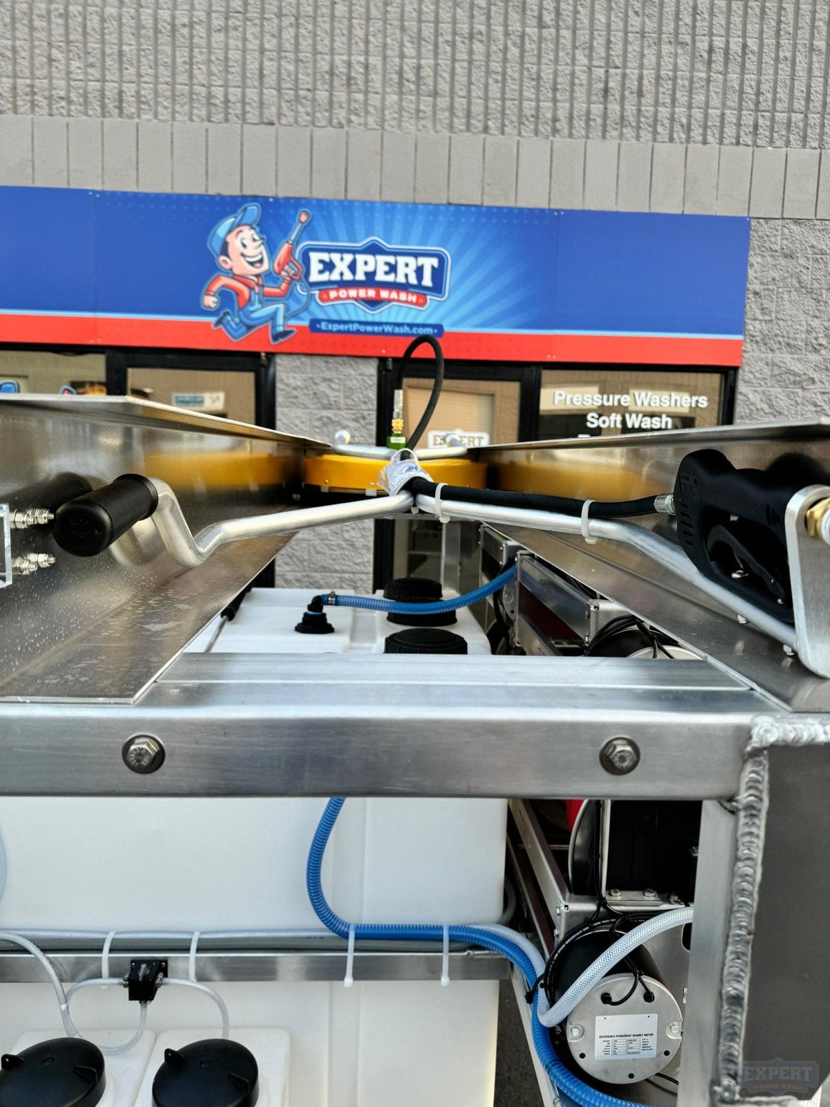 Double Stacked 6.5ft Pressure Washing Truck Skid - Niel's Skid - Expert Power Wash