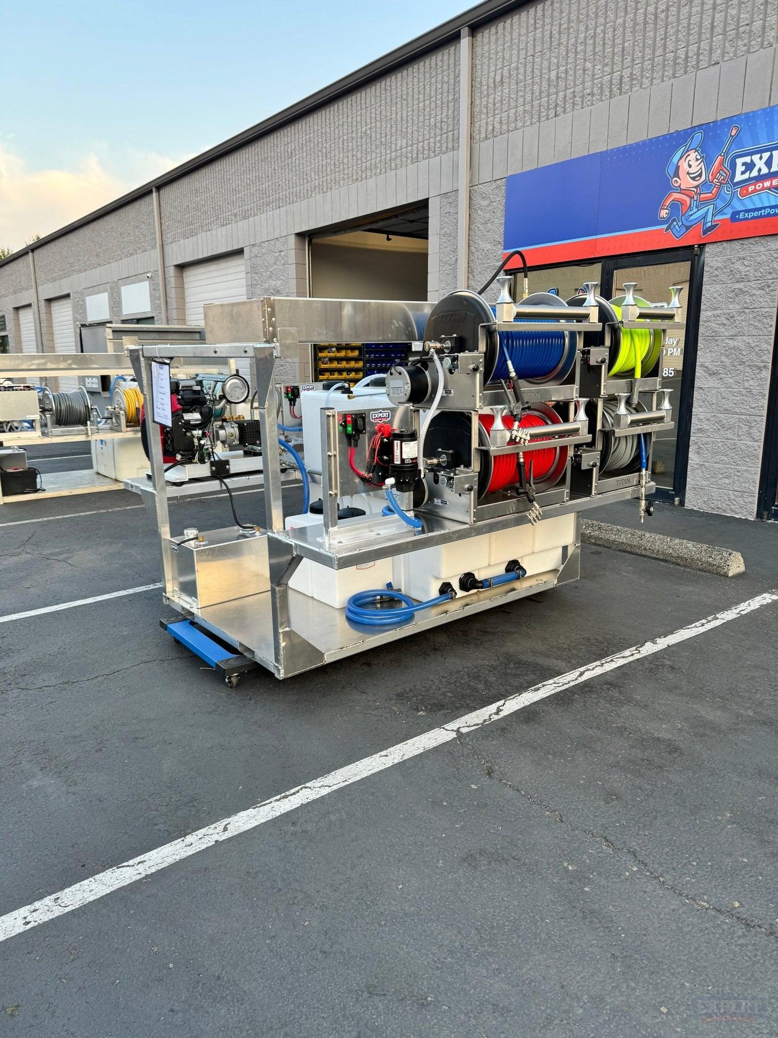 Double Stacked 6.5ft Pressure Washing Truck Skid - Niel’s Skid - Pressure Washing Skids