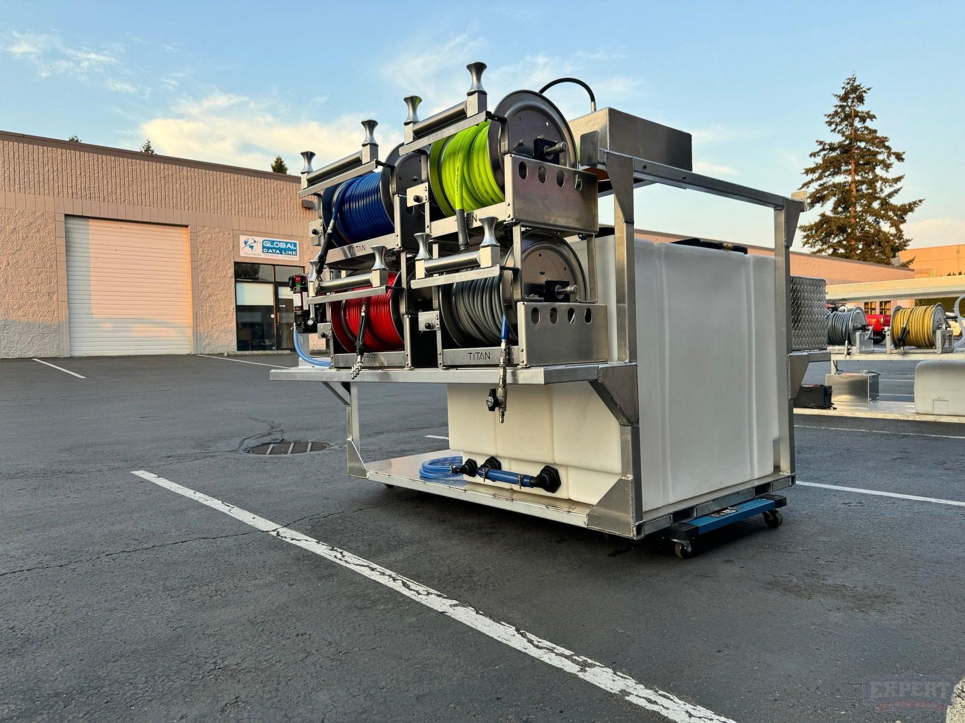 Double Stacked 6.5ft Pressure Washing Truck Skid - Niel’s Skid - Pressure Washing Skids