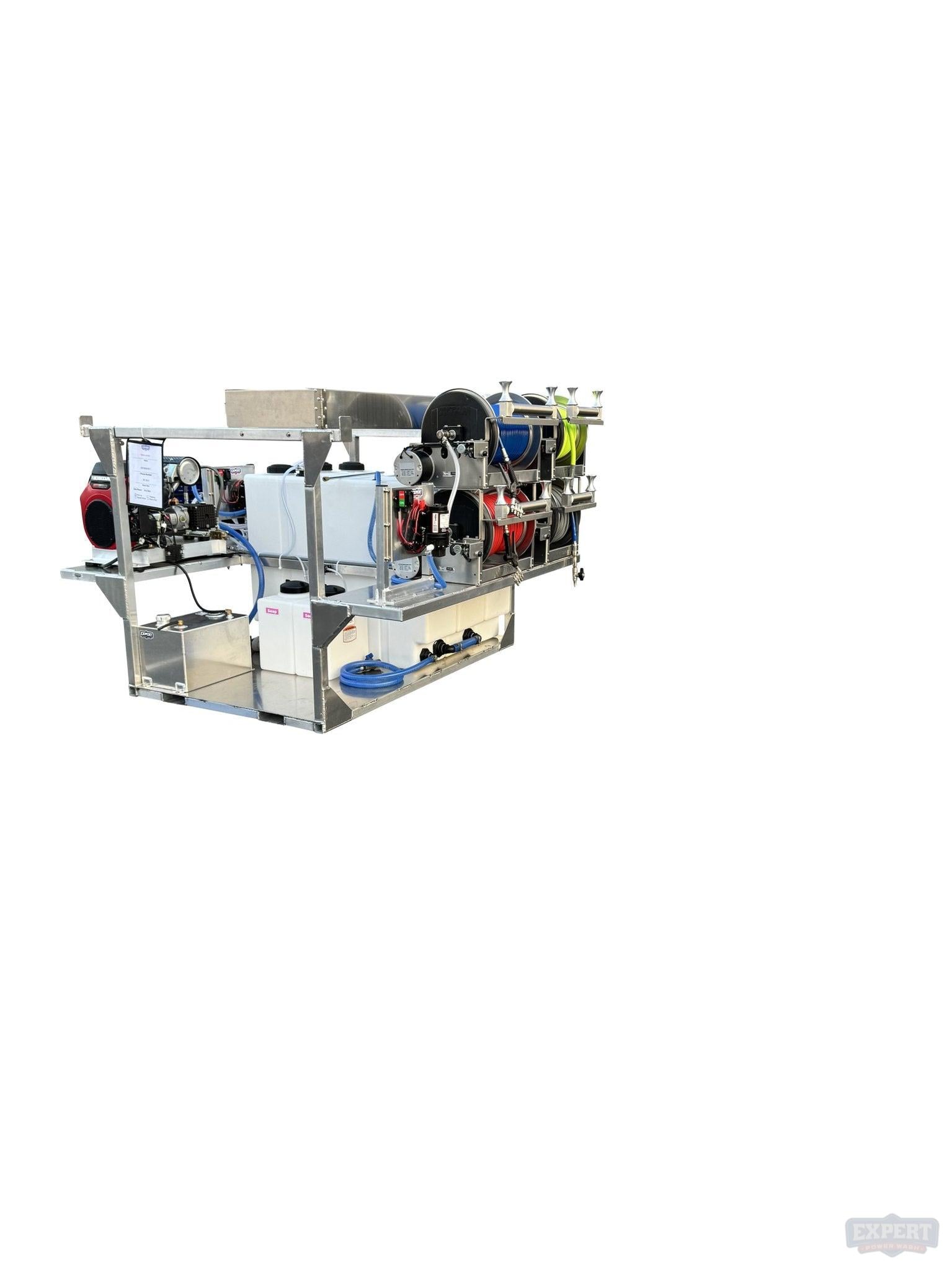 Double Stacked 6.5ft Pressure Washing Truck Skid - Niel’s Skid - Pressure Washing Skids