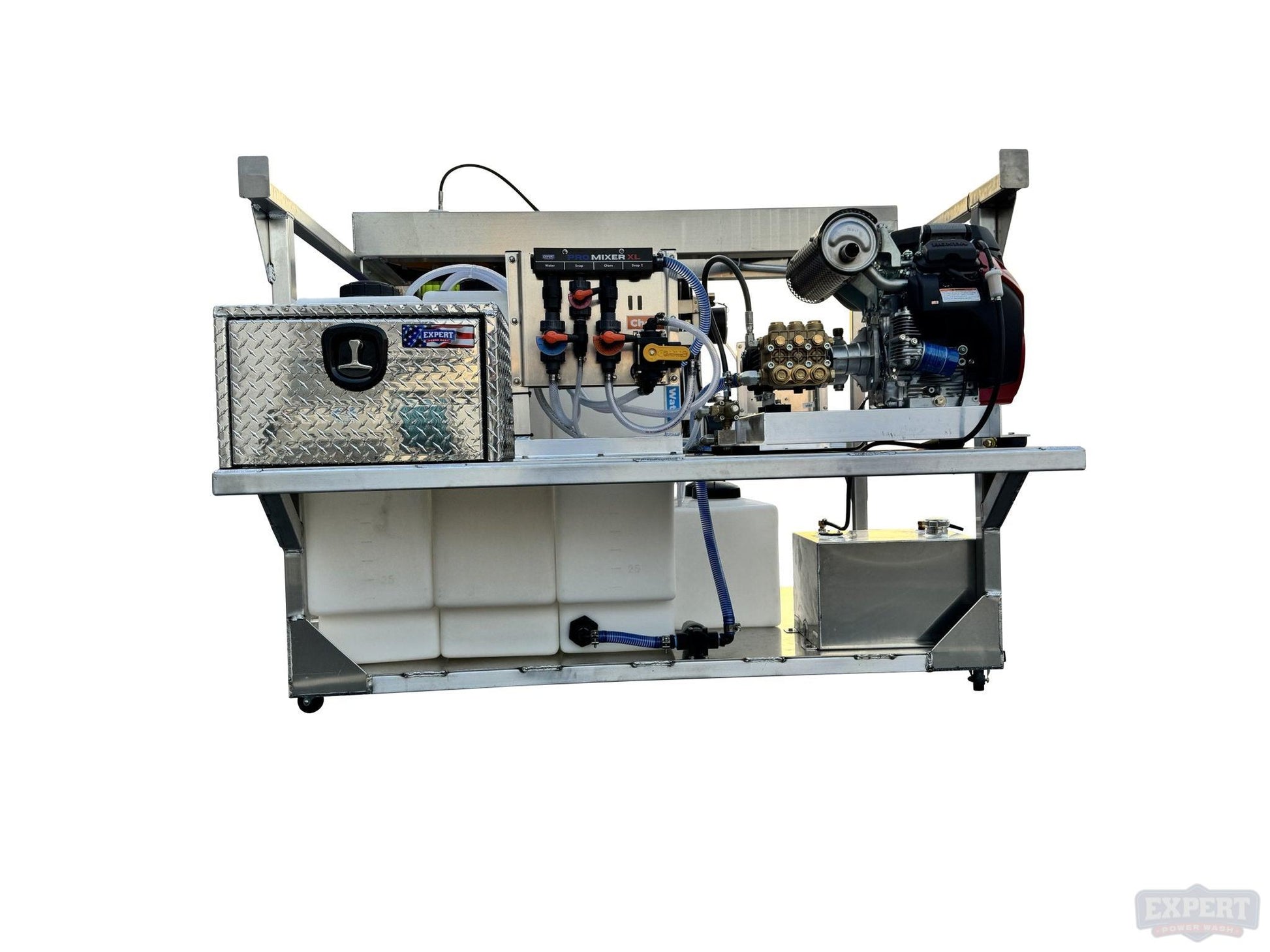 Double Stacked 6.5ft Pressure Washing Truck Skid - Niel’s Skid - Pressure Washing Skids