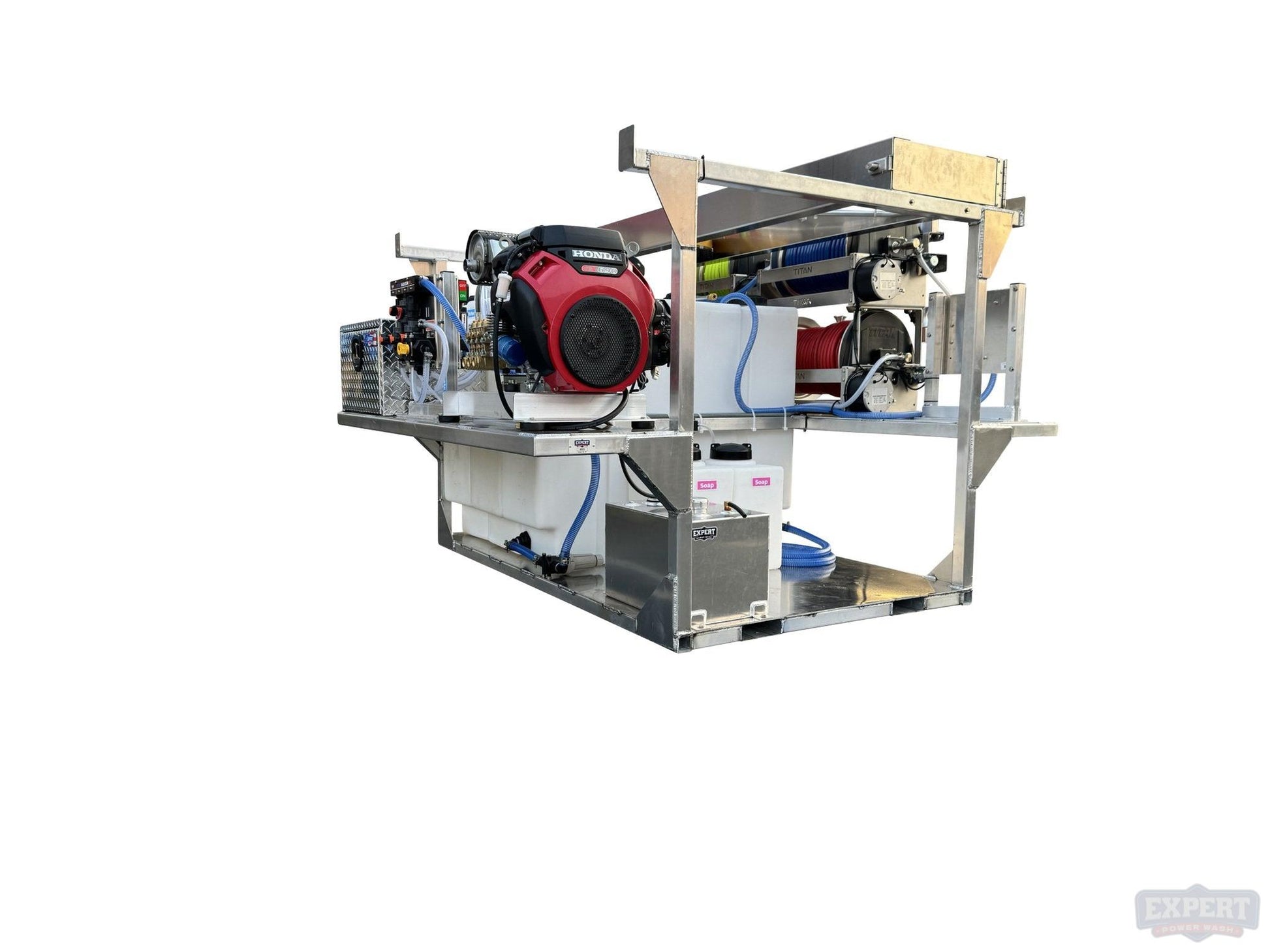 Double Stacked 6.5ft Pressure Washing Truck Skid - Niel’s Skid - Pressure Washing Skids