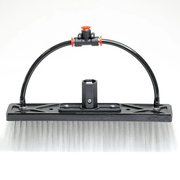 Dual Trim - Boar & Nylon Bristle Hybrid - 2 Pencil Jets Water Fed Brush - Expert Power Wash