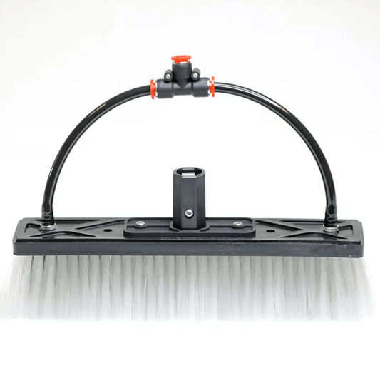 Dual Trim - Boar & Nylon Bristle Hybrid - 2 Pencil Jets Water Fed Brush - Expert Power Wash