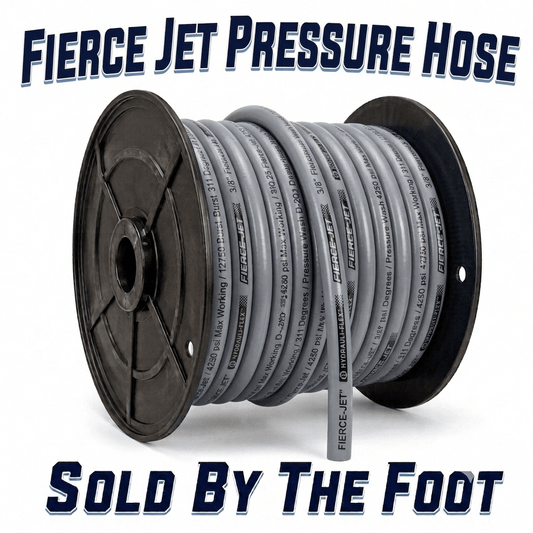 FIERCE JET Pressure Wash Hose - 3/8" 1 Wire (By The Foot) - Expert Power Wash